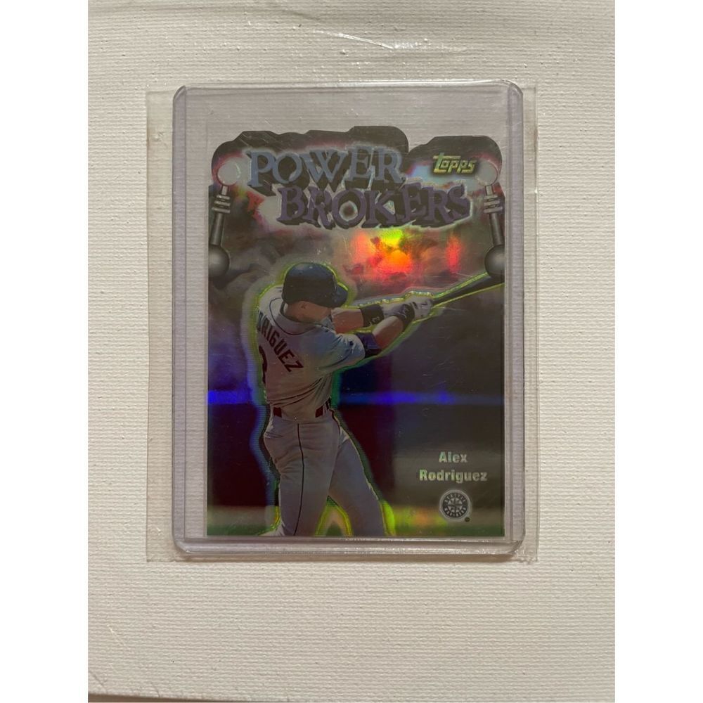 1998 Topps power broker refractor Alex Rodriguez #PB-6 mint condition